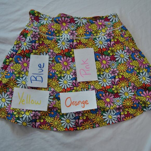 Fulbelle Tennis Skirt w/ pockets High Waisted Athletic Golf Skorts Skirt Medium - Picture 7 of 7